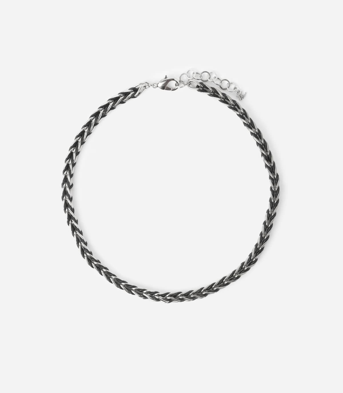 ODIN BRAIDED LEATHER NECKLACE - Collier - Delphine-Charlotte Parmentier