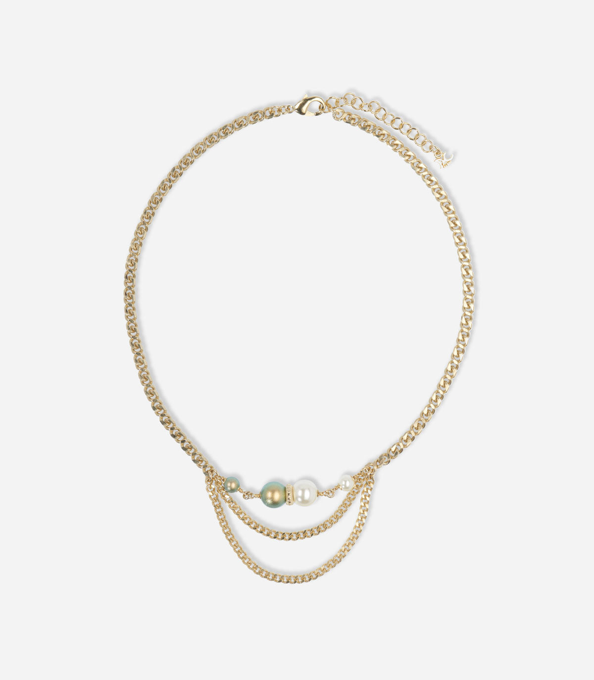 SHEEANA CHAINS & PEARLS NECKLACE - Collier - Delphine-Charlotte Parmentier