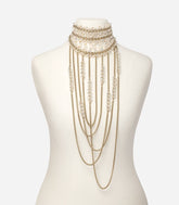 COLLIER PLASTRON CORAL