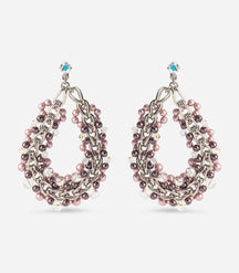 BOUCLES D'OREILLES FANTAISIE CORAL
