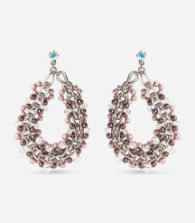 BOUCLES D'OREILLES FANTAISIE CORAL