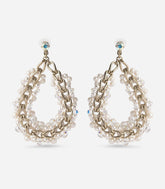 BOUCLES D'OREILLES FANTAISIE CORAL