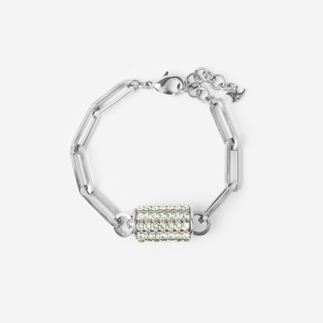 BRACELET MOTIF STRASS LOKI - Bracelet - Delphine-Charlotte Parmentier