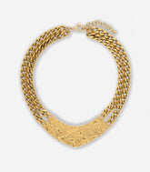 COLLIER MAILLE GOURMETTE DROP
