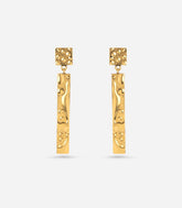 BOUCLES D'OREILLES TEXTUREES DROP