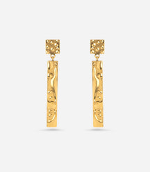 BOUCLES D'OREILLES TEXTUREES DROP