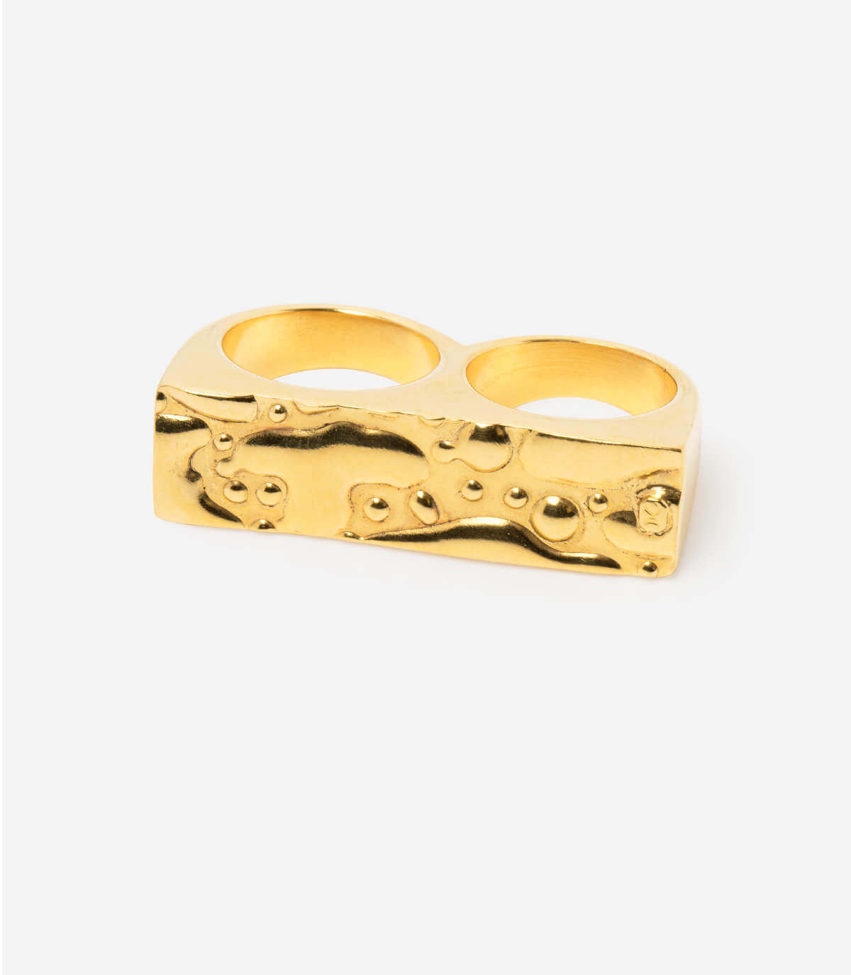 DROP TWO FINGER RING 