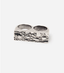 DROP DOUBLE FINGER RING