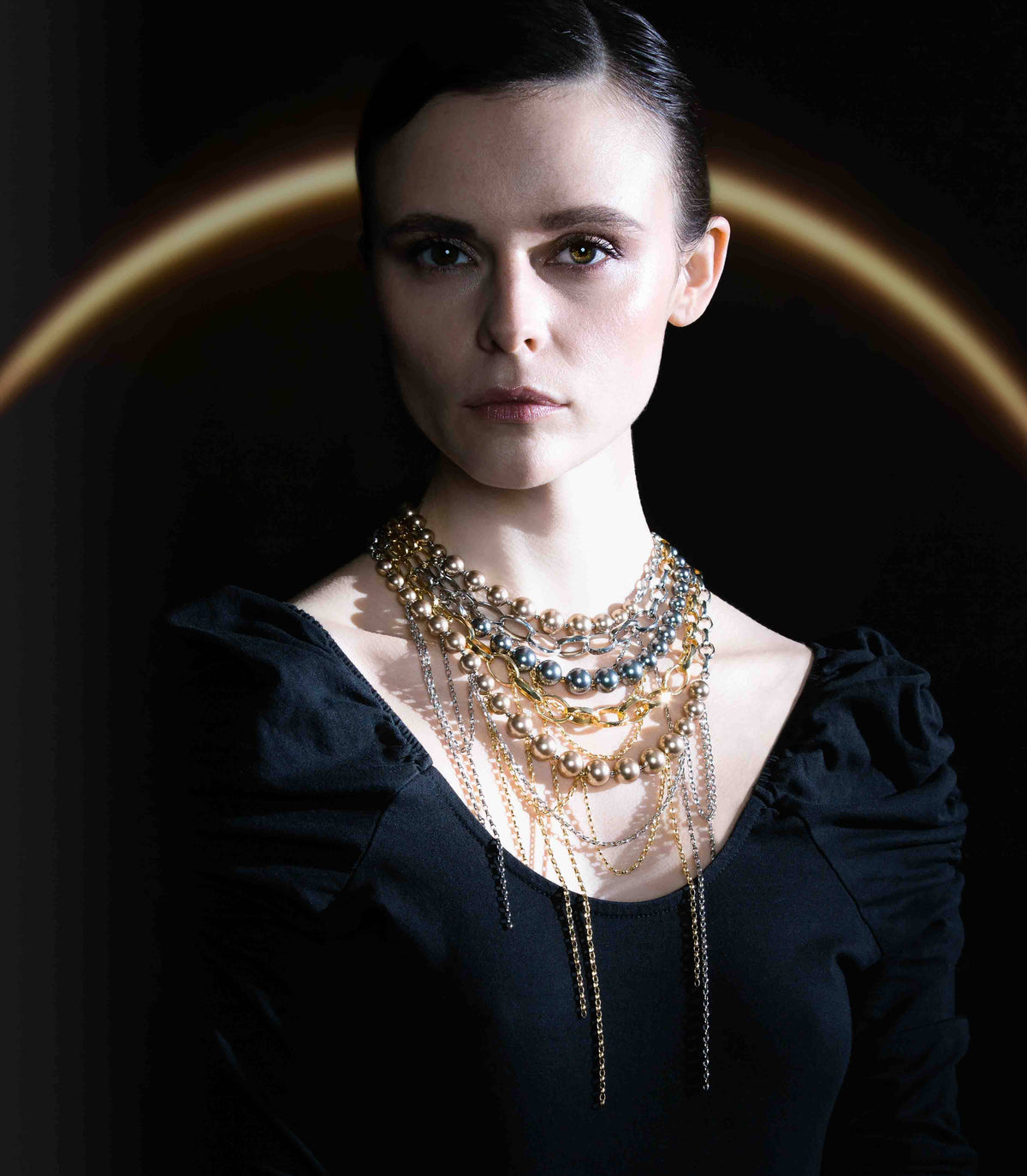 COLLIER PLASTRON ECLIPSE