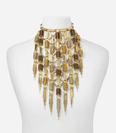 LOKI RHINESTONES PLASTRON NECKLACE