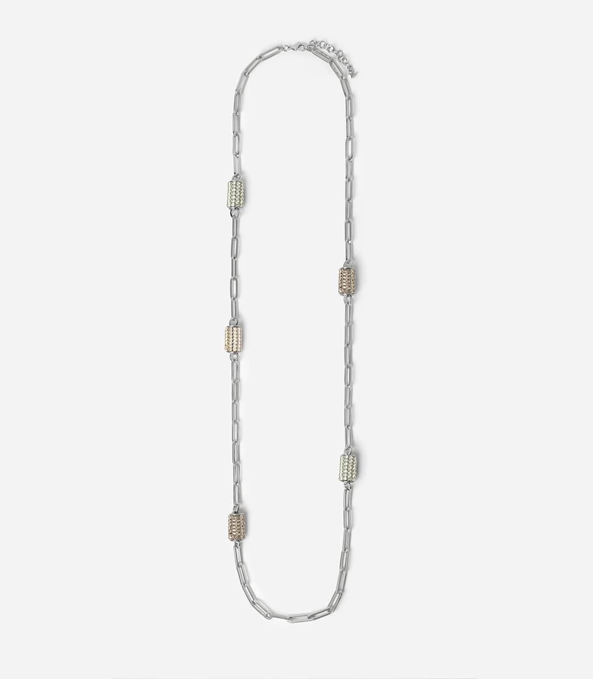 LOKI RHINESTONES LONG NECKLACE - Collier - Delphine-Charlotte Parmentier