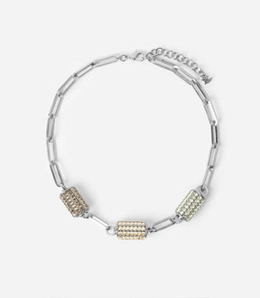 COLLIER 3 MOTIFS STRASS LOKI