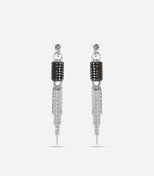 LOKI RHINESTONES LONG EARRINGS