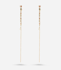 BOUCLES D'OREILLES TRES LONGUES MOON JELLY
