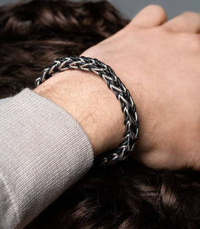 ODIN BRAIDED LEATHER BRACELET