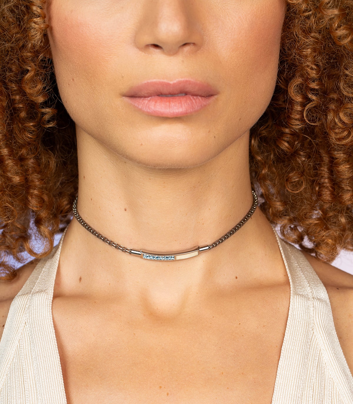 SCALE CHOKER NECKLACE