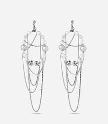 SKADI CHAINS HOOP EARRINGS