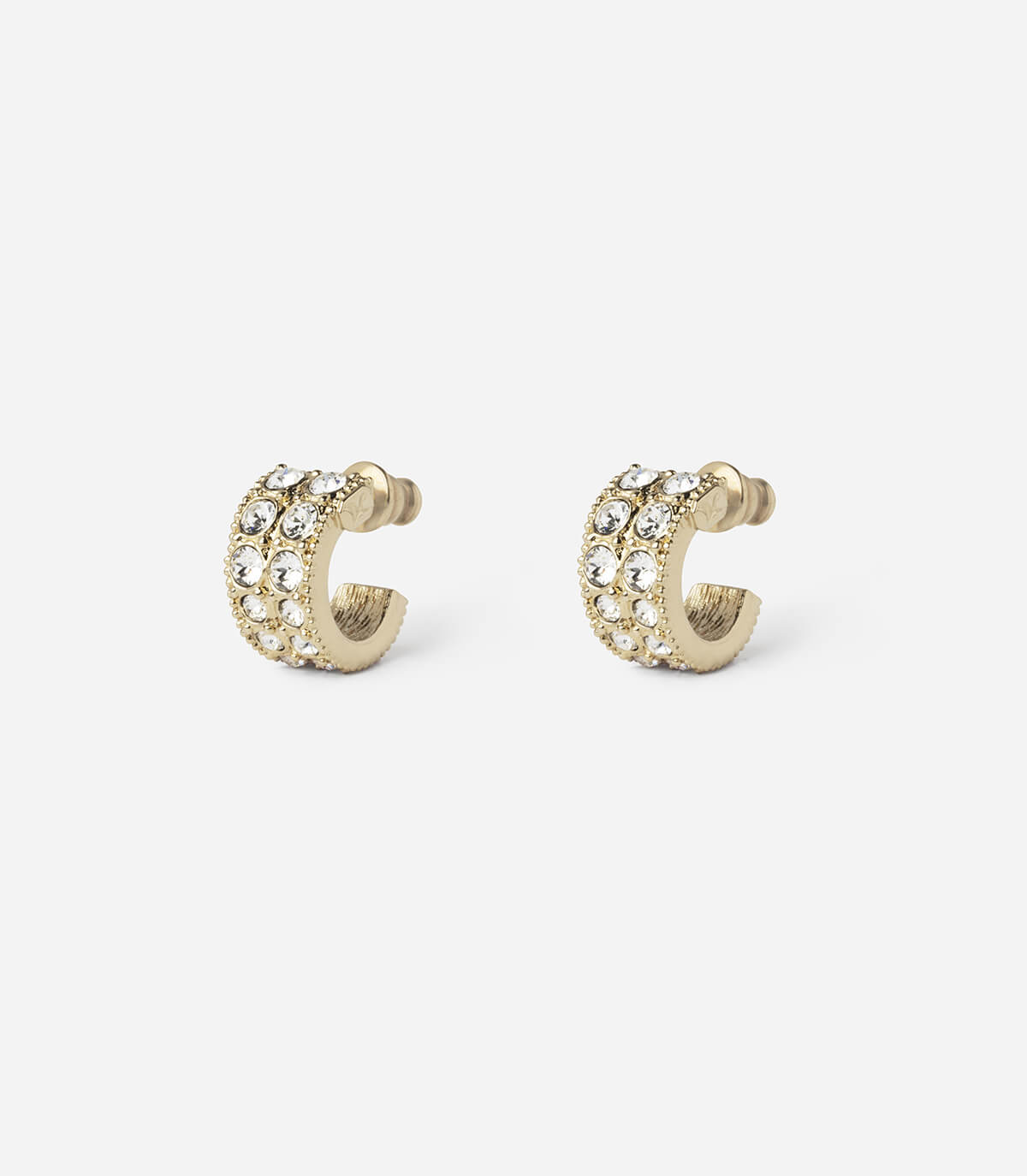 SNOTRA RHINESTONES HOOP EARRINGS - Boucles d'oreilles - Delphine-Charlotte Parmentier