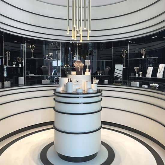 Intérieur de notre boutique parisienne