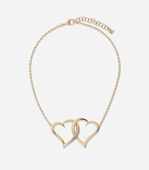 DOUBLE HEART NECKLACE