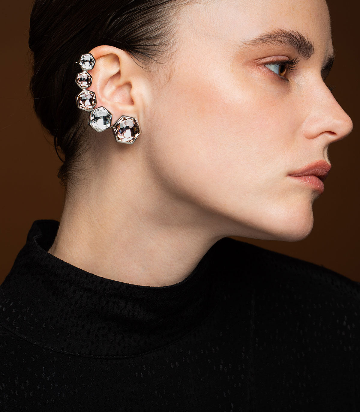 ALMA RHINESTONES EAR CUFF