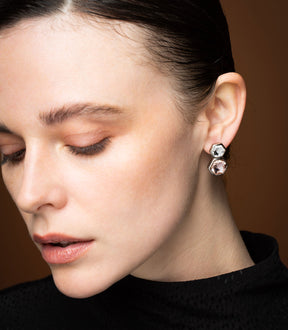 BOUCLES DEUX STRASS ALMA