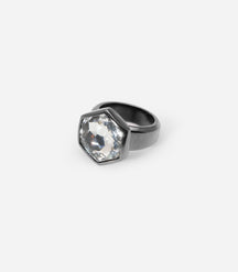 ALMA RHINESTONE SIGNET RING