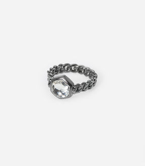 BAGUE CHAÎNE STRASS ALMA