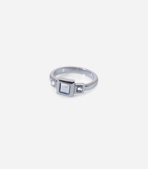 BAGUE TROIS CARRES COSMIC RAIN