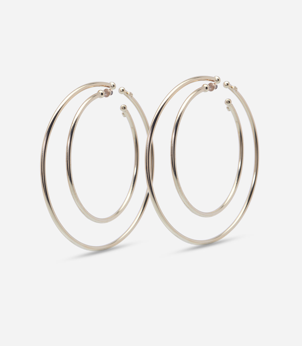 AURORE HOOP EARRINGS SET - Boucles d'oreilles - Delphine-Charlotte Parmentier