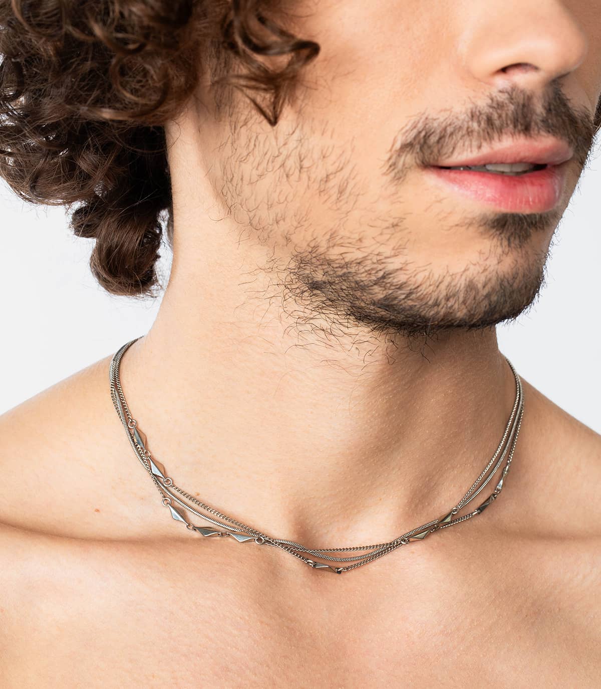 COLLIER TROIS CHAINES MERCURE