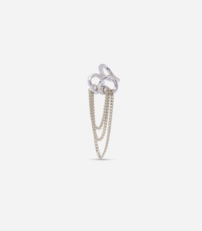 BIJOU D'OREILLE CHAINE FULL MOON