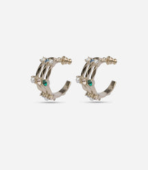 GLYCINE HOOP EARRINGS