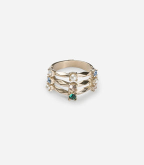 BAGUE 3 RANGS GLYCINE