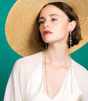 GLYCINE LONG EARRINGS