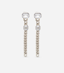 NEBULA TWO STRASS EARRINGS