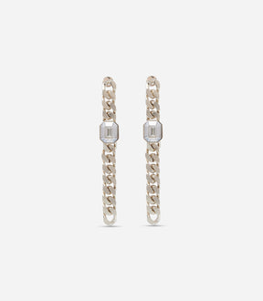 NEBULA CURB EARRINGS