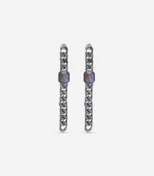 NEBULA CURB EARRINGS