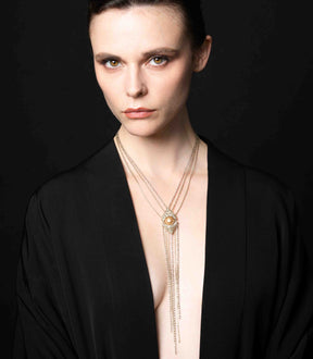 STELLAR PULSATION TIE NECKLACE