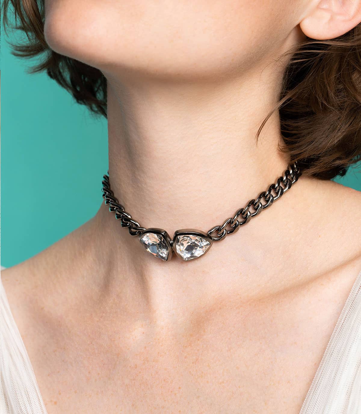 HORTENSIA LARGE CHOKER - Choker - Delphine-Charlotte Parmentier