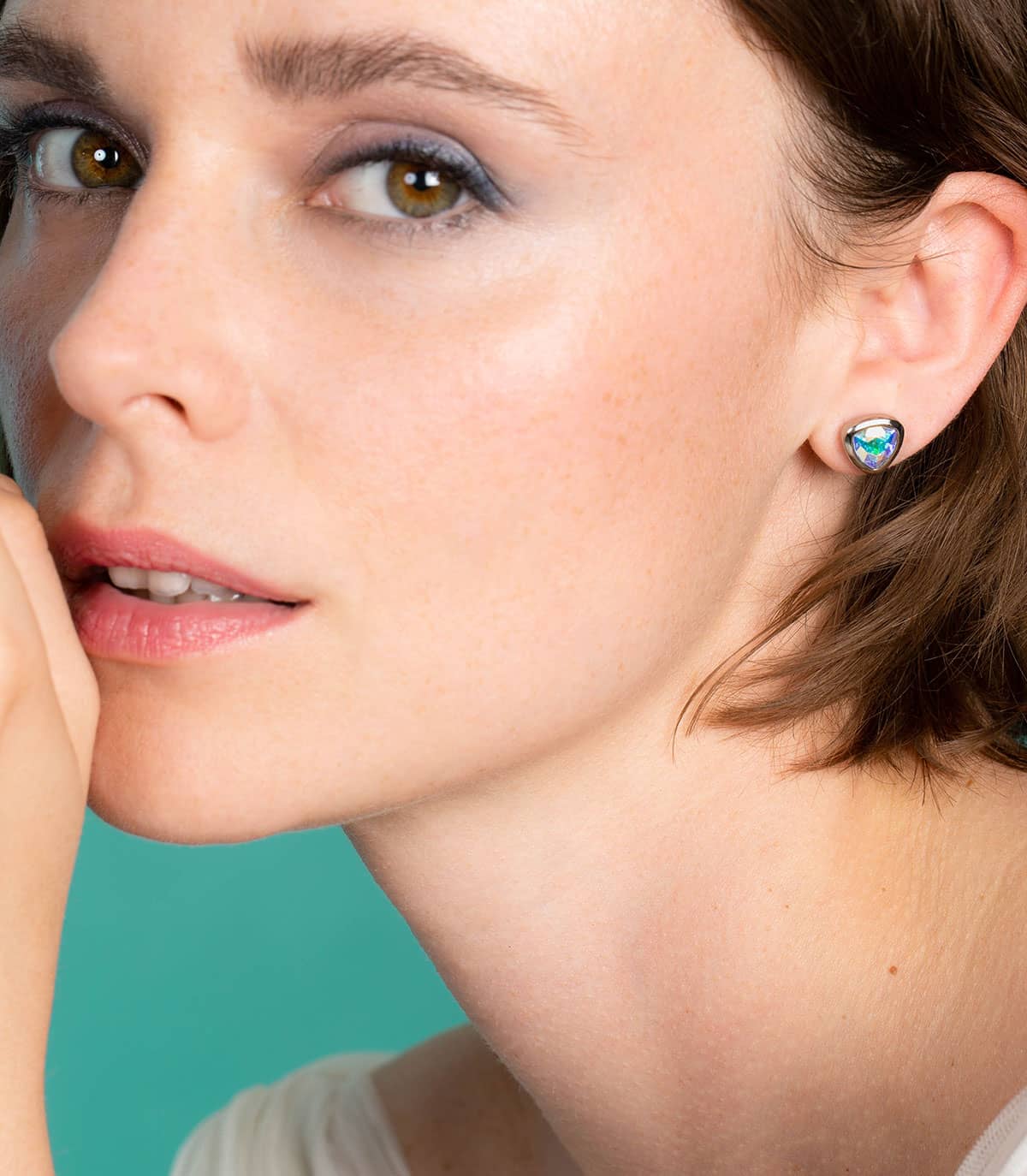 HORTENSIA STUD EARRINGS - Boucles d'oreilles - Delphine-Charlotte Parmentier