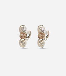 BOUCLES TROIS PERLES LURAN | LURAN THREE PEARLS EARRINGS