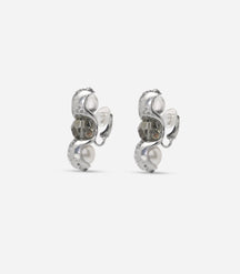 BOUCLES TROIS PERLES LURAN | LURAN THREE PEARLS EARRINGS
