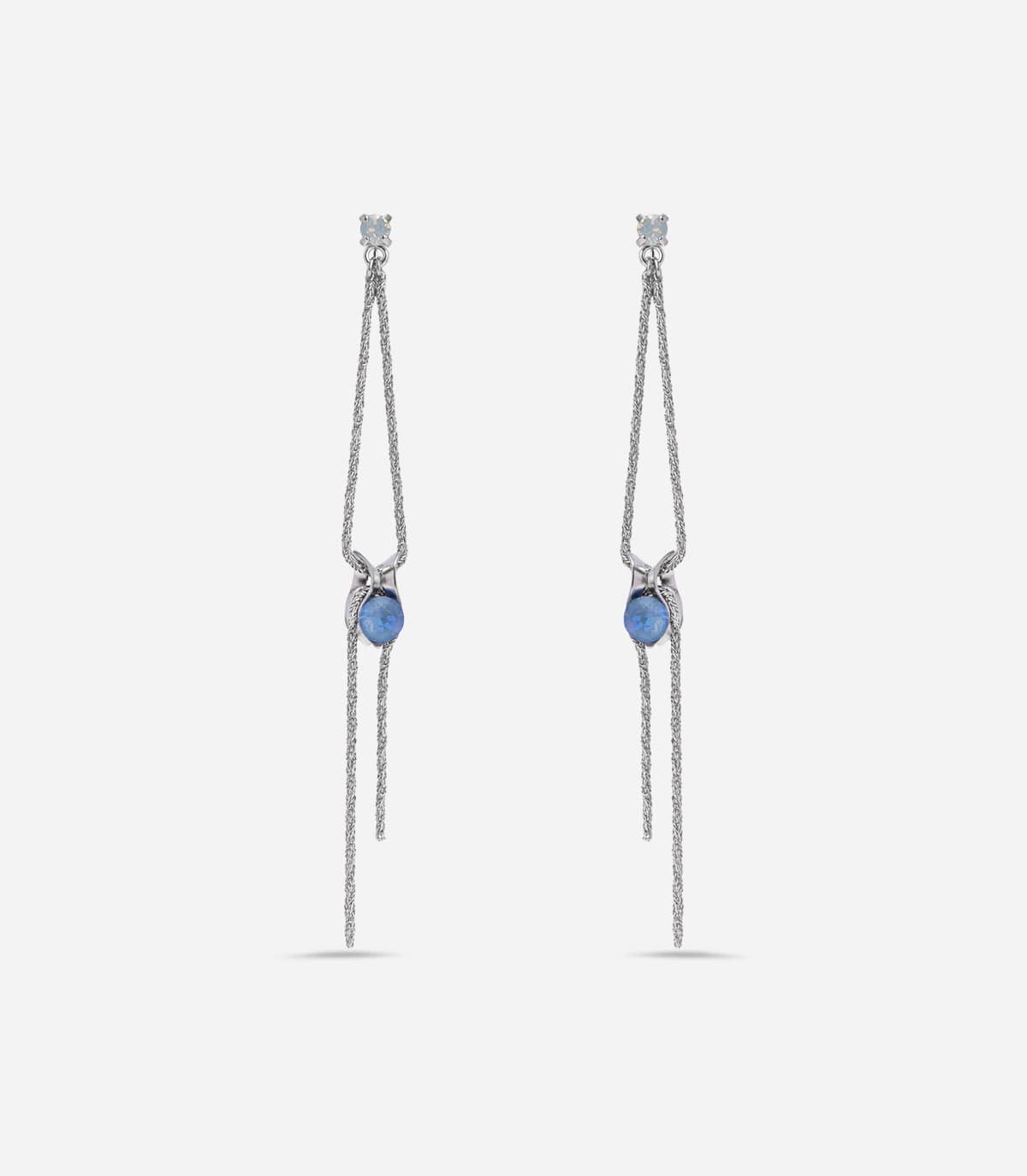 BOUCLES LONGUES NENUPHAR - Boucles d'oreilles - Delphine-Charlotte Parmentier