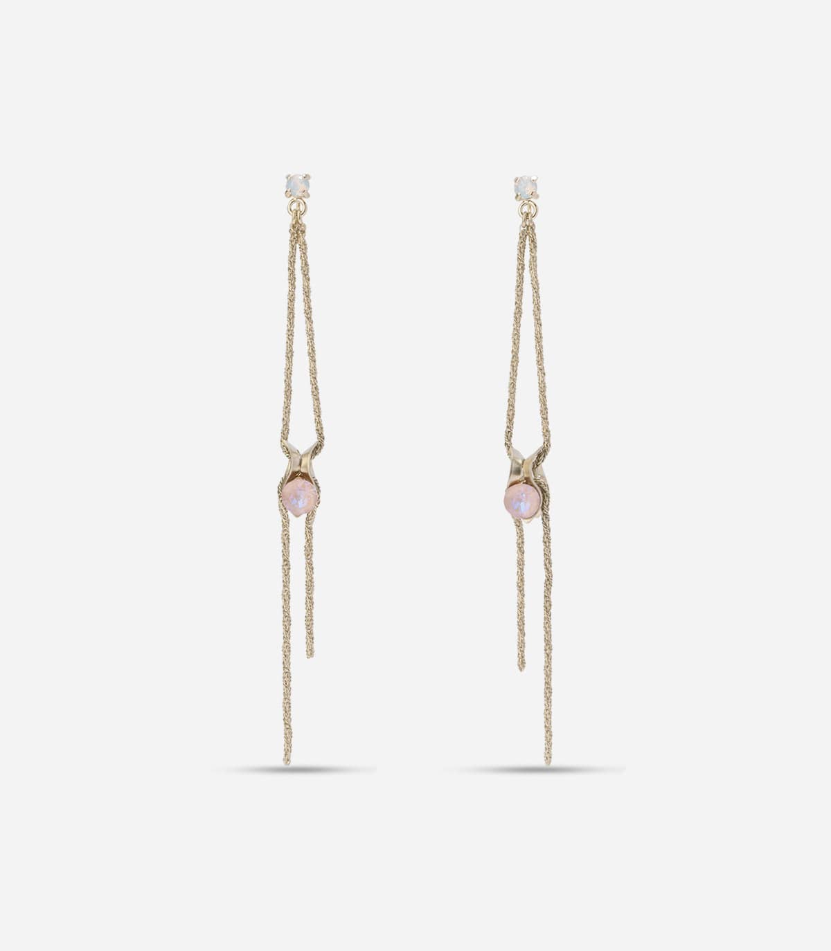 BOUCLES LONGUES NENUPHAR - Boucles d'oreilles - Delphine-Charlotte Parmentier