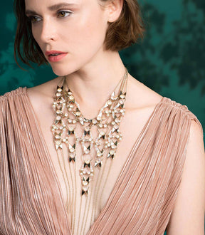 NENUPHAR BIB NECKLACE