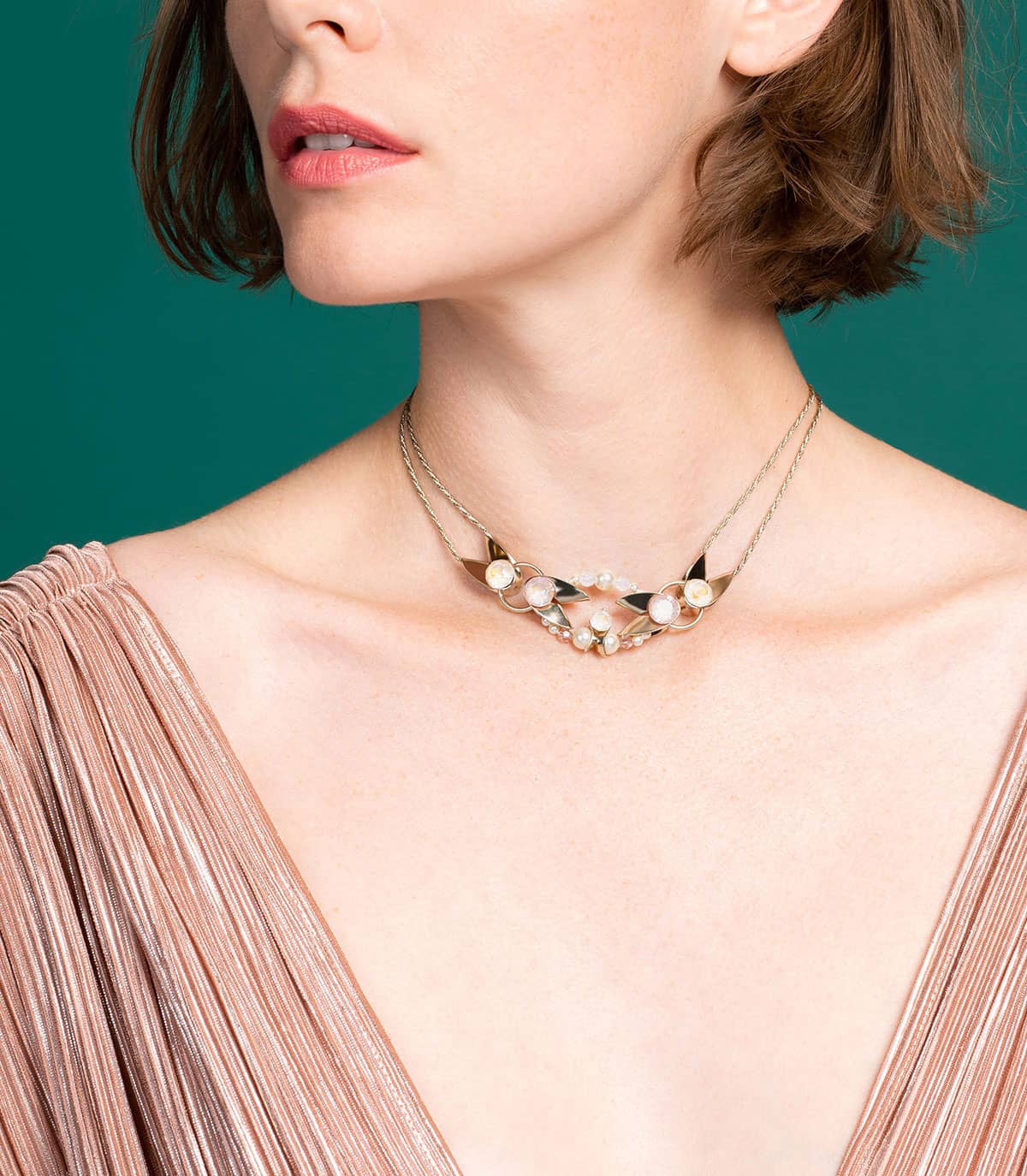 NENUPHAR SHORT NECKLACE - Collier - Delphine-Charlotte Parmentier