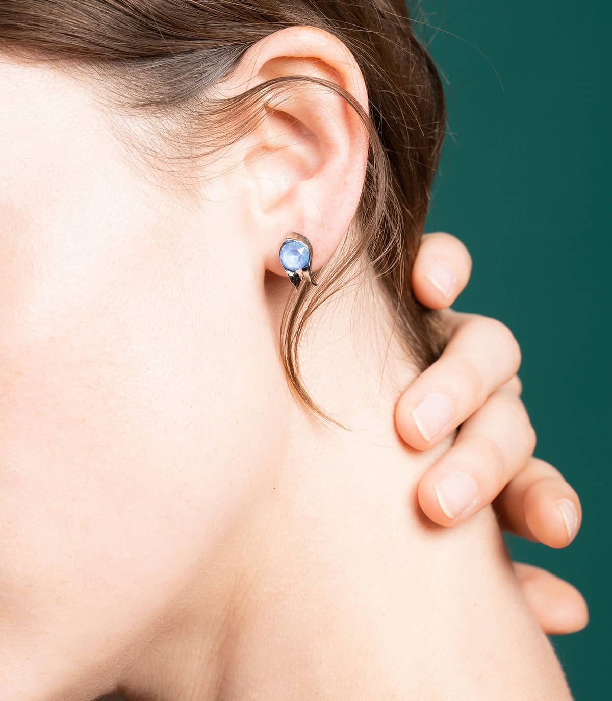 NENUPHAR STUD EARRINGS - Boucles d'oreilles - Delphine-Charlotte Parmentier