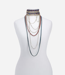 RAINBOW PLASTRON CHOKER