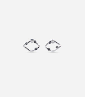 BOUCLES D'OREILLES MOTIF LOSANGE RAINBOW